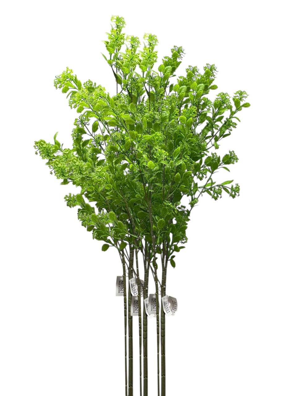 Ramo Vara Verde Jardin Vertical Artificial Realista 1m Estrella Deco - Imagen 2