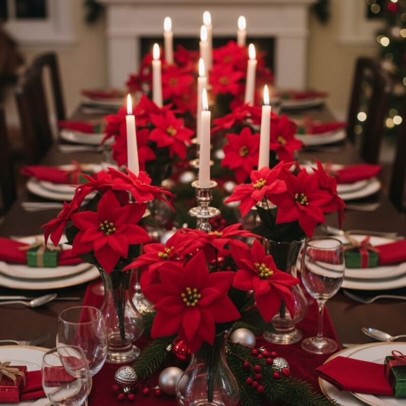 Ramo Estrella Federal Artificial x5 Cabecitas Estrella Deco