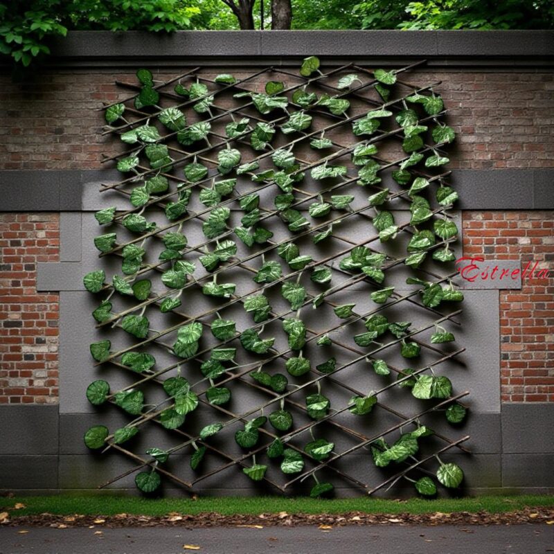 Panel Cerco Extensible Hasta 3mts con hojas artificiales 1.2mx3mts