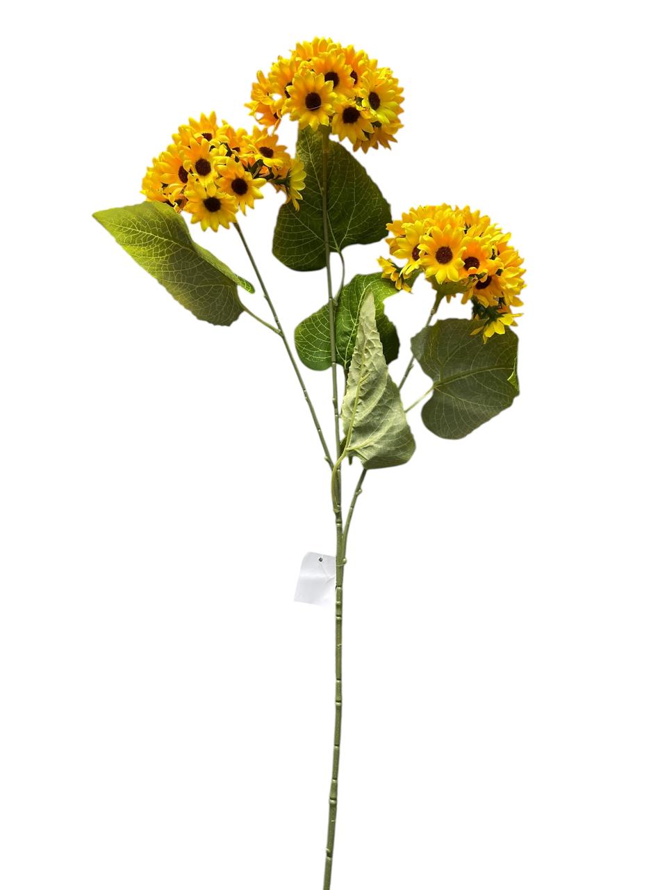 Ramo Vara Girasol Artificial 75cm x 78 cabecitas Estrella Deco - Imagen 5