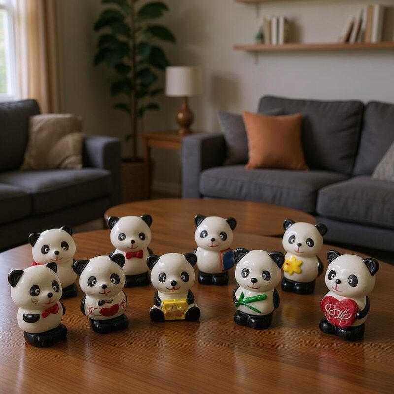 Set x 10 Miniatura Adorno Ceramica Decorativa Surtido Estrealla Deco