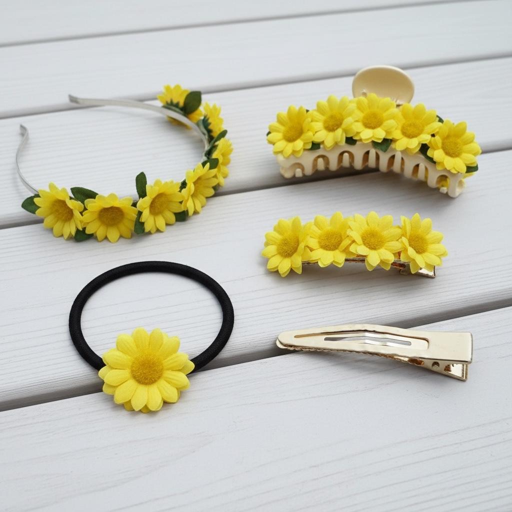 Flores Artificiales Tipo Margarita - Pack x 15 unidades Estrella Deco - Imagen 8