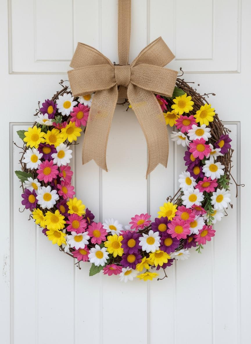 Flores Artificiales Tipo Margarita - Pack x 15 unidades Estrella Deco - Imagen 6