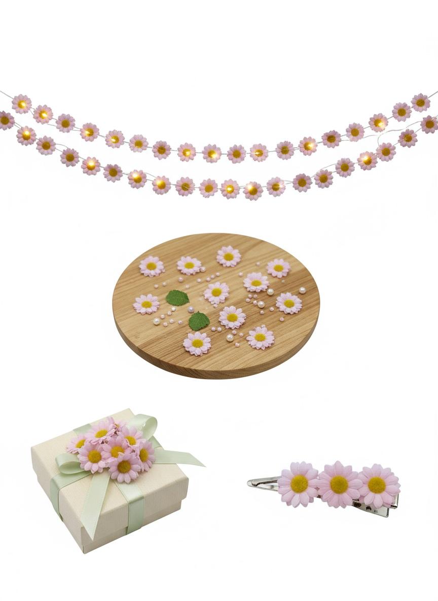 Flores Artificiales Tipo Margarita - Pack x 15 unidades Estrella Deco - Imagen 12