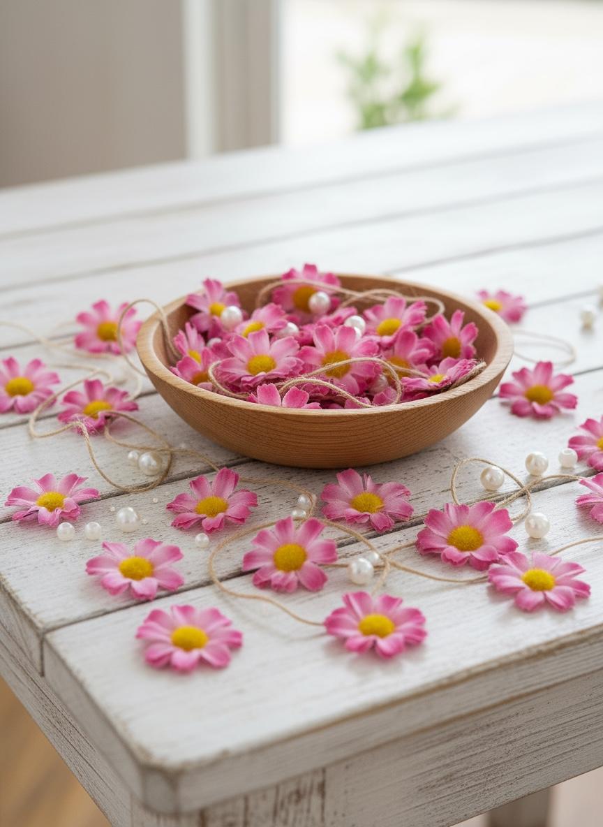 Flores Artificiales Tipo Margarita - Pack x 15 unidades Estrella Deco - Imagen 13