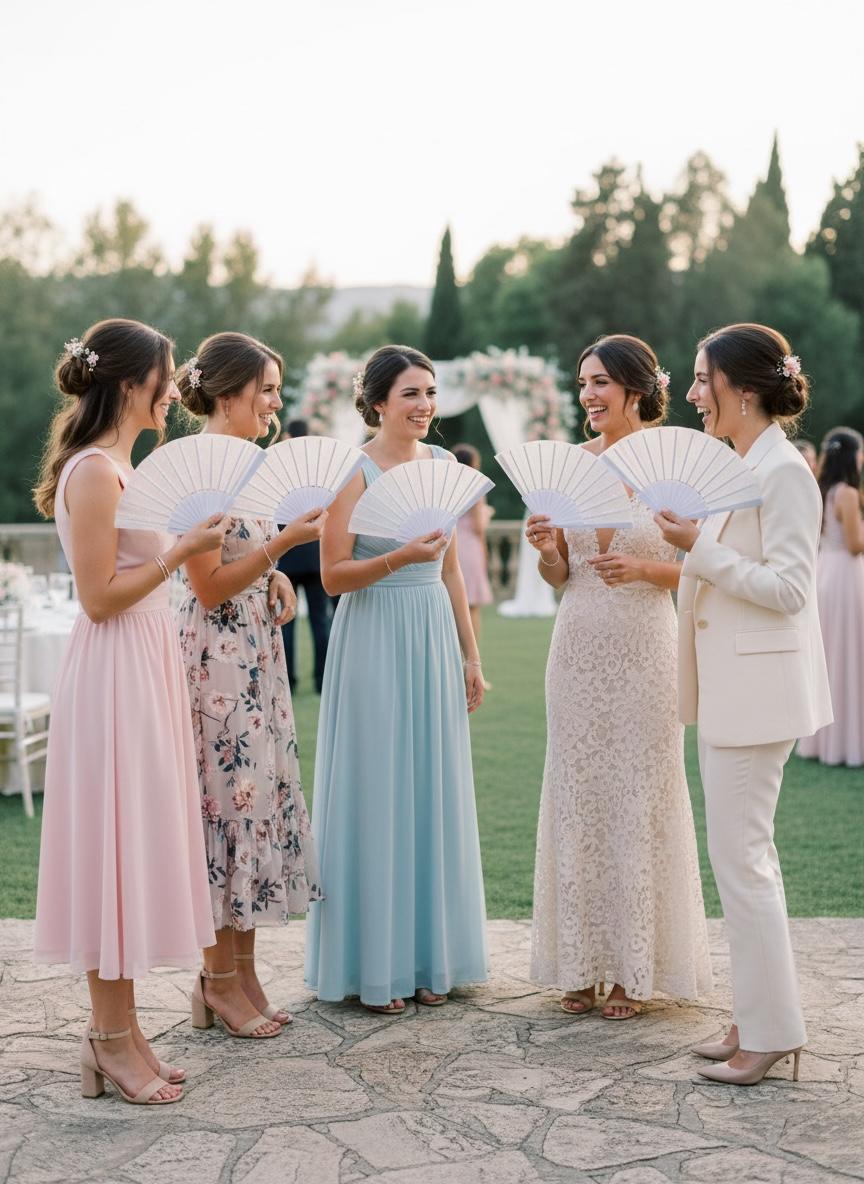 Pack x12 Abanico Con Brillo Gliter Surtidos Navidad Souvenir Estrella Deco - Imagen 5