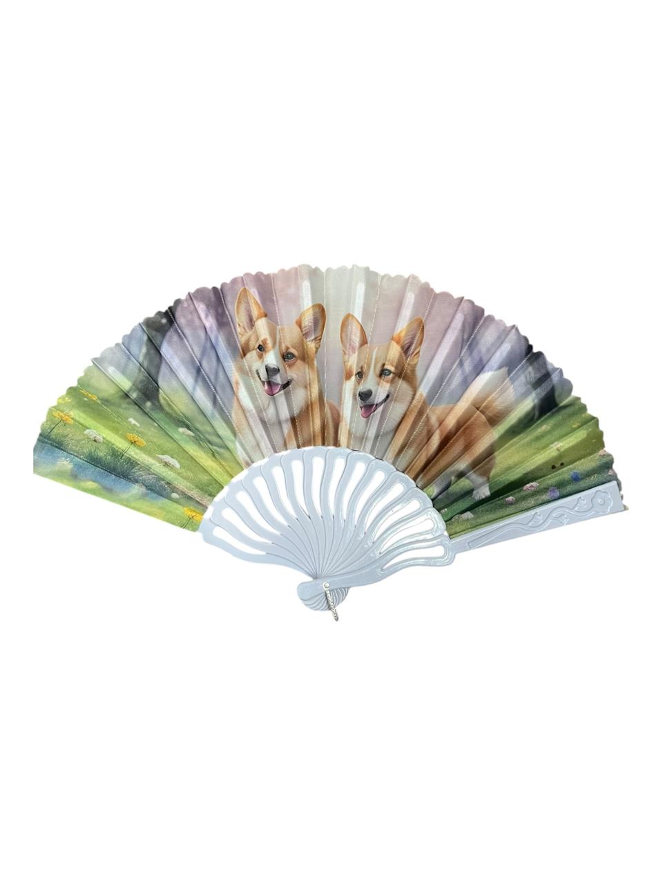 Abanicos Decorativos con Perros x 12 Estrella Deco - Imagen 6