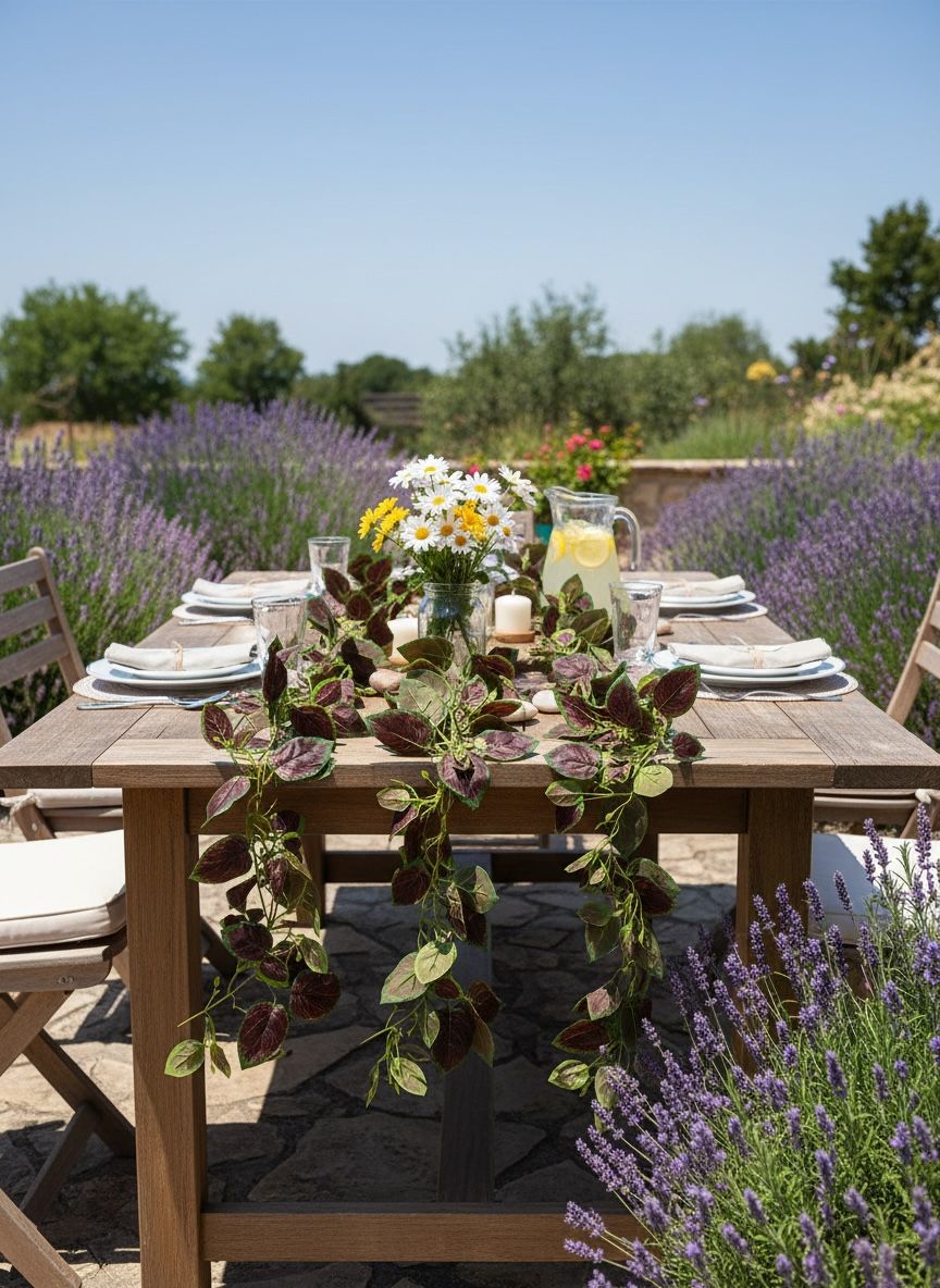 Enredaderas Verde Premium Artificial 1.8M Hojas Decorativas Para Pared y Eventos Estrella Deco - Imagen 5