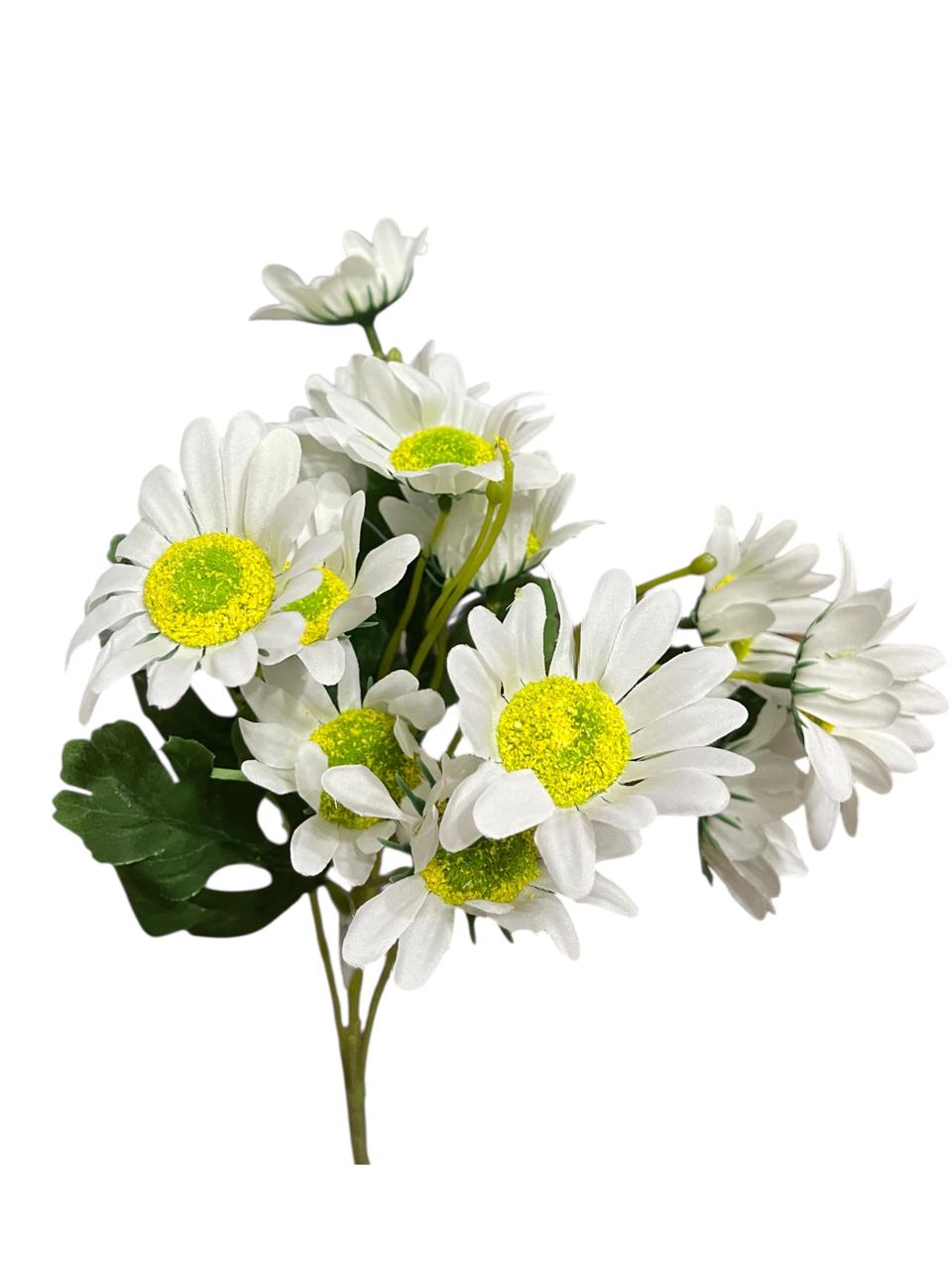 Ramo Artificial Margarita Premium x 15 cabecitas Estrella Deco - Imagen 2