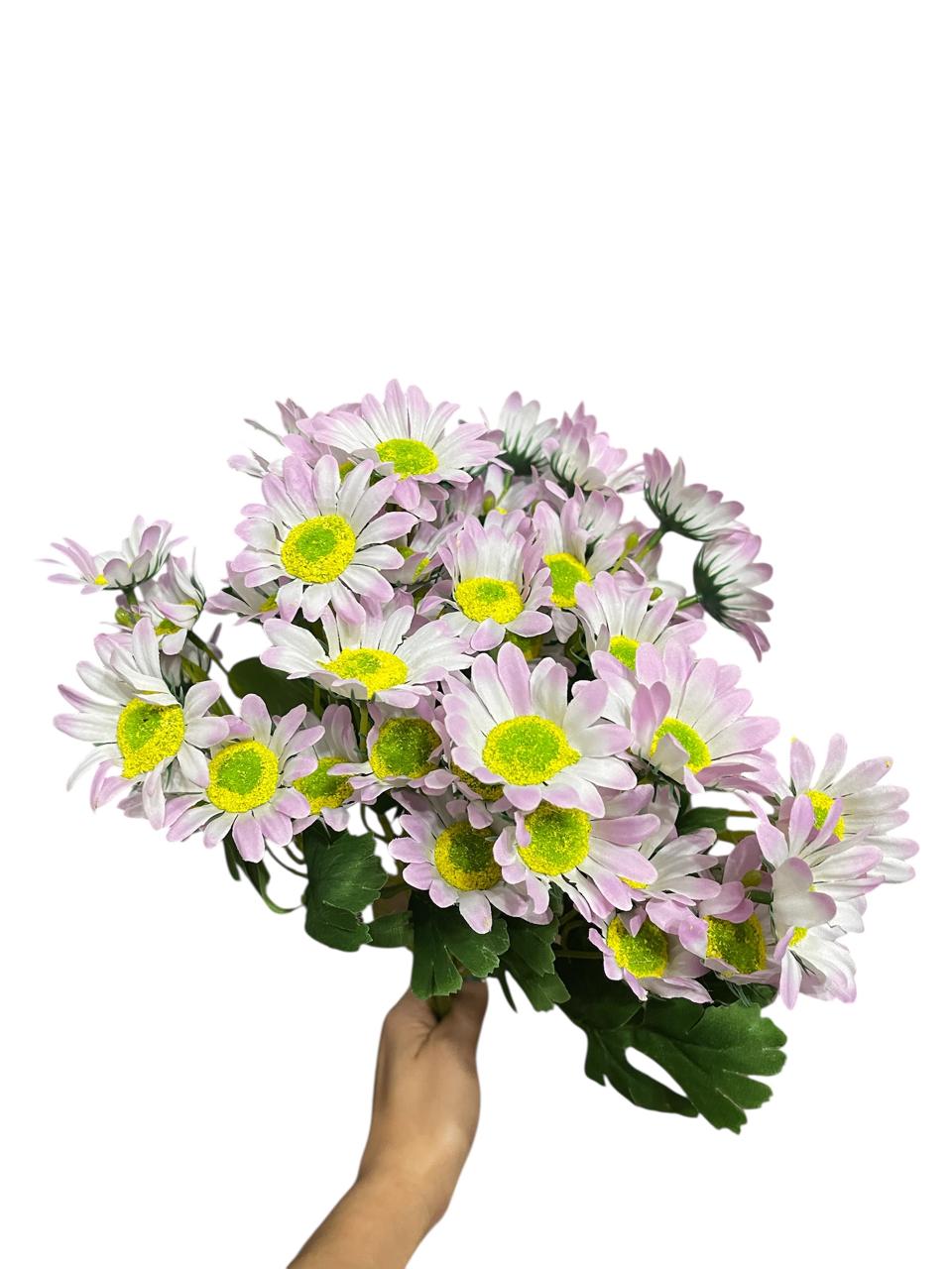 Ramo Artificial Margarita Premium x 15 cabecitas Estrella Deco - Imagen 4