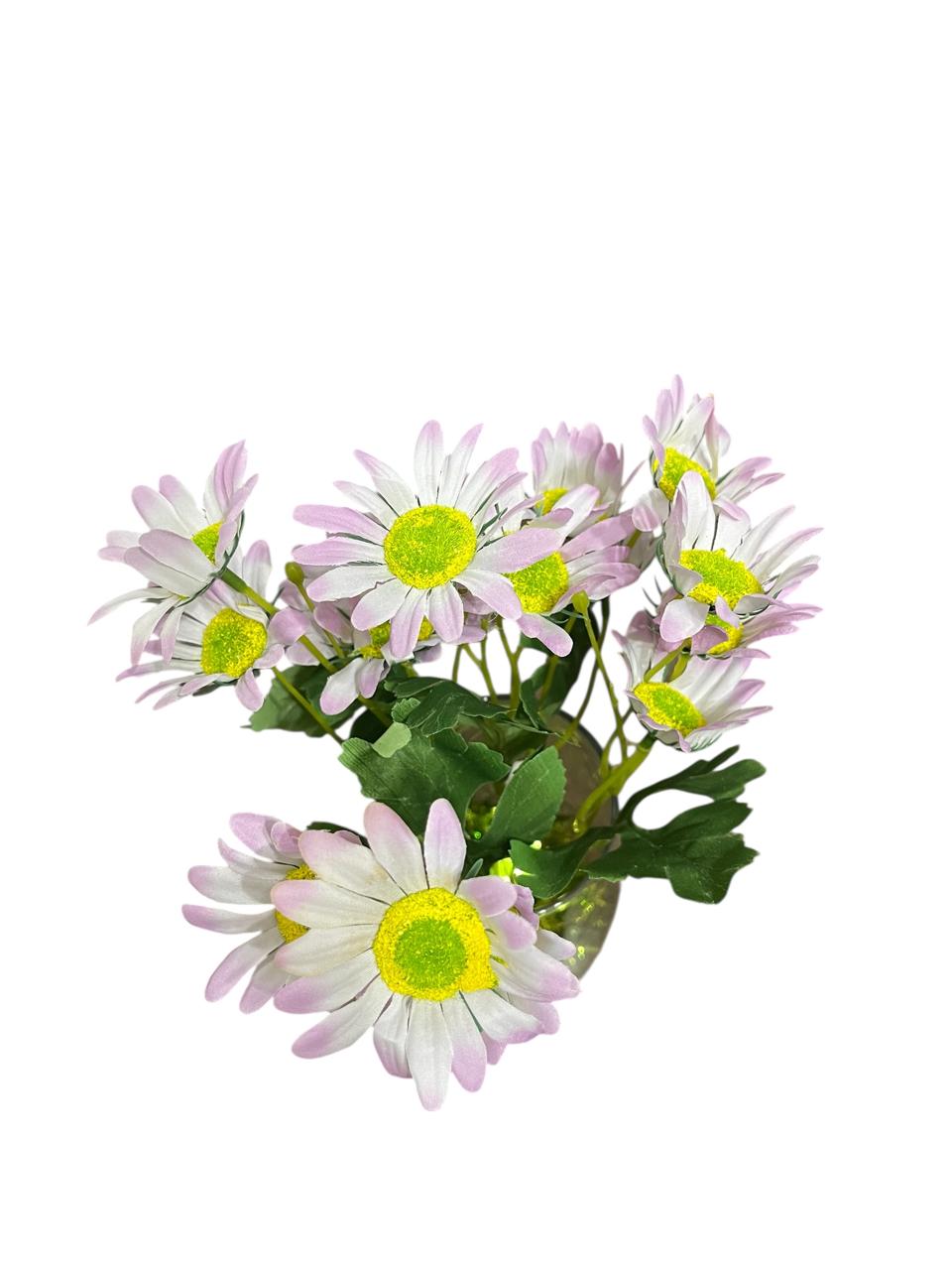 Ramo Artificial Margarita Premium x 15 cabecitas Estrella Deco - Imagen 5