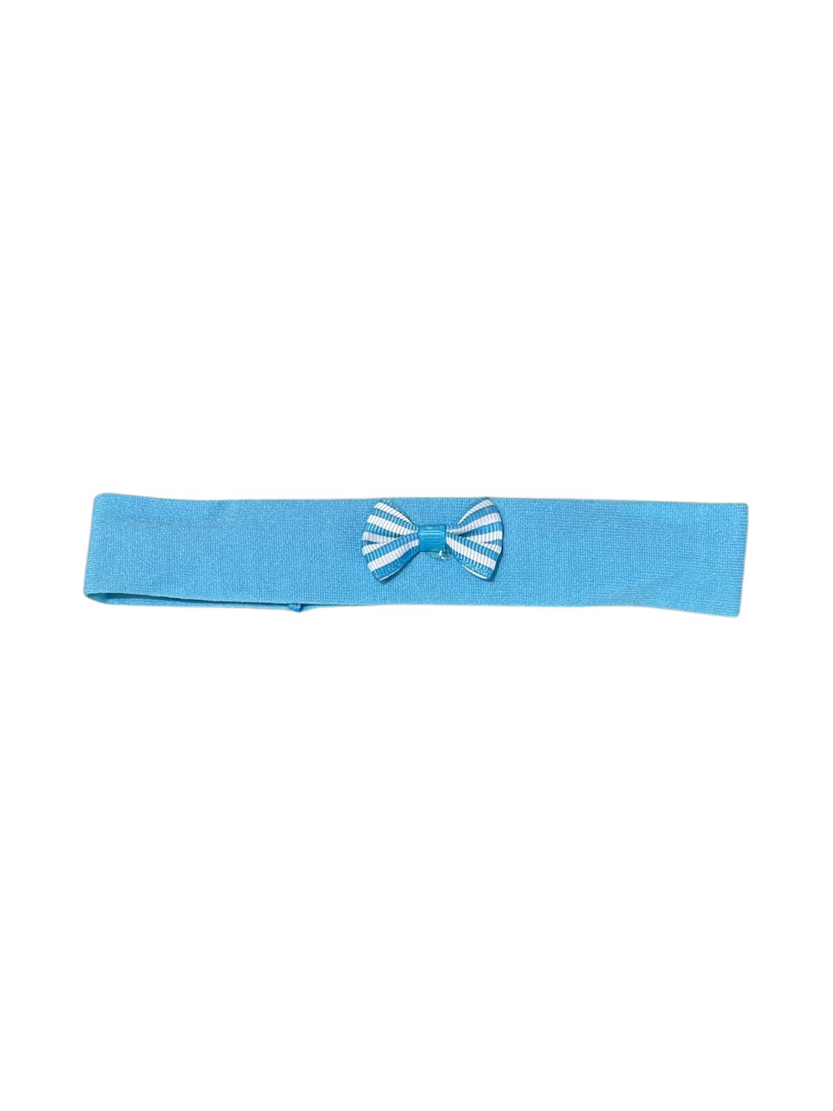 Pack x 12 Vincha Moño Infantil Argentina Celeste Blanca Elástica Mundial Fútbol - Imagen 2