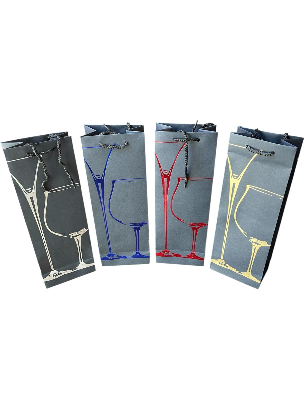 Pack x 12 Bolsas De Regalo Premium Para Vino 35x12x9cm - Imagen 5