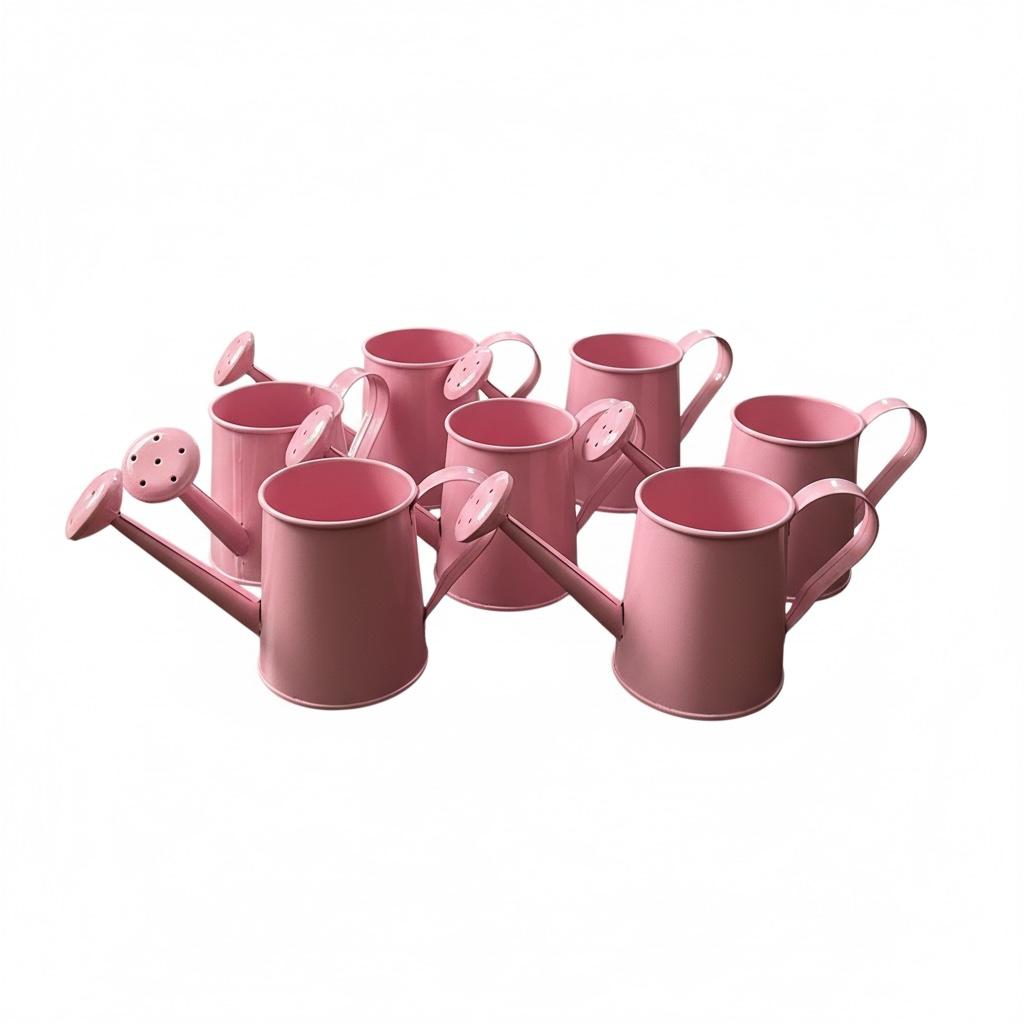 Souvenir Original Regadera Mini Metal Maceta Decorativa Eventos 15 Años Cumpleaños - Imagen 2