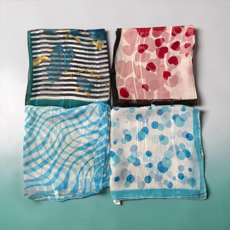 Pañuelos Cuello Mujer 50x50cm Estampado Bandana Moda