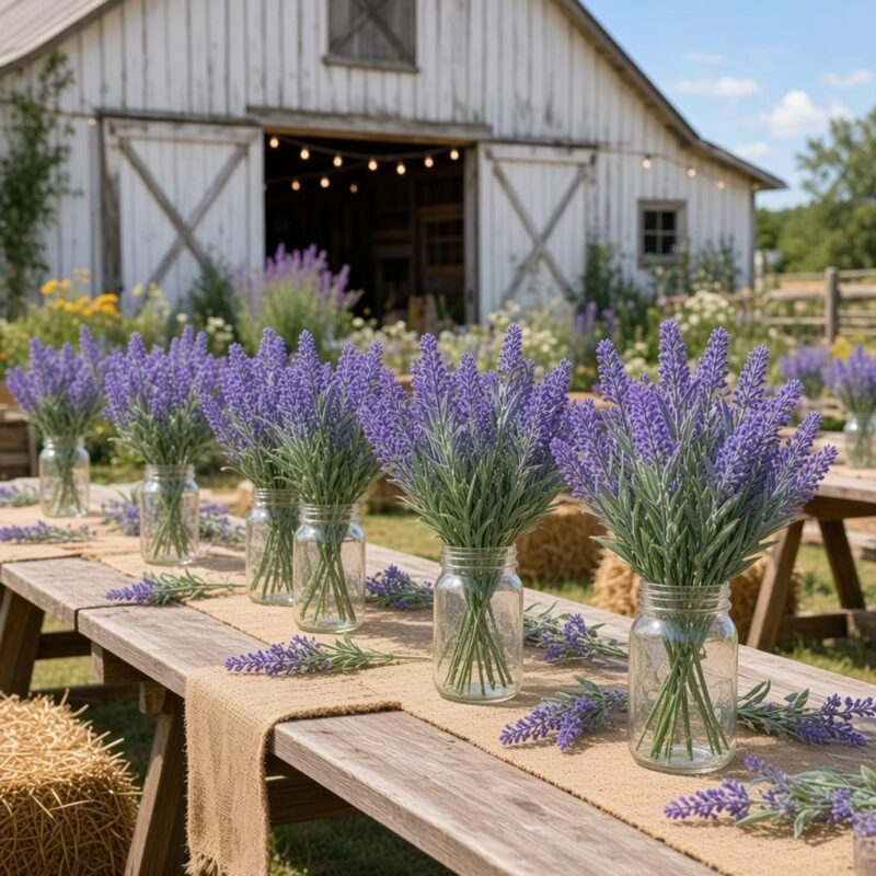 Ramo lavanda realista 30cm